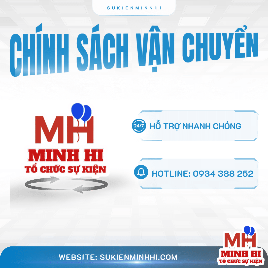 chính sách vận chuyển tại Sự Kiện Minh Hi