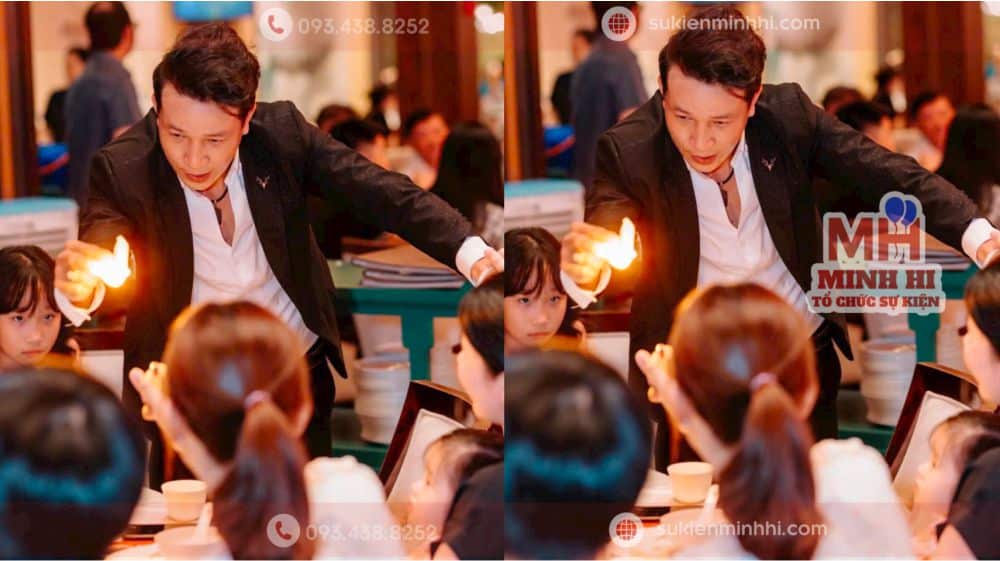 Cho Thuê Ảo Thuật Gia Chuyên Nghiệp Giá Rẻ – Biểu Diễn Đẳng Cấp Dịch vụ cho thuê ảo thuật gia chuyên nghiệp giá rẻ với tiết mục cận cảnh tương tác tại sự kiện với giấy cháy tạo lửa