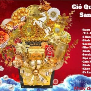 Giỏ quà tết 2026 sang trọng và mang xu hướng mới nhất hiện nay với phong cách luxury