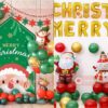 set trang trí noel với bong bay giá rẻ do Minh Hi Party cung cấp