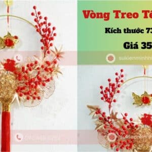 Vòng treo trang trí tết mẫu 1