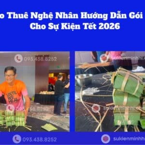 Bánh chưng thành phẩm sau sự kiện gói bánh chưng tết do nghệ nhân hướng dẫn