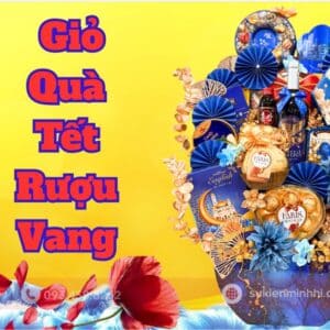 Hộp Quà Tết Cao Cấp 2026 – Thiết Kế Tinh Tế, Thương Hiệu Uy Tín Giỏ Quà Tết Rượu Vang tại Sự Kiện Minh Hi là sản phẩm được thiết kế sang trọng và thích hợp làm quà biếu dịp tết