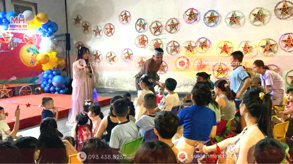 Tổ Chức Chương Trình Trung Thu Cho Chung Cư THE CBD PREMIUM HOME Mc Chú Cuội – Chị Hằng tổ chức trò chơi Trung Thu cho trẻ tại chung cư