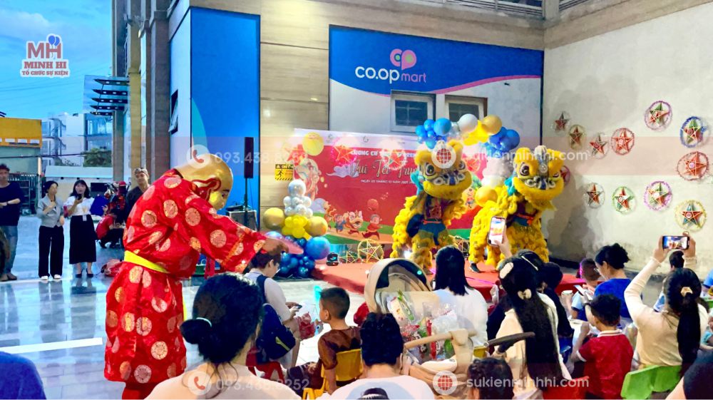 Tổ Chức Chương Trình Trung Thu Cho Chung Cư THE CBD PREMIUM HOME Múa lân Trung Thu tại THE CBD PREMIUM HOME