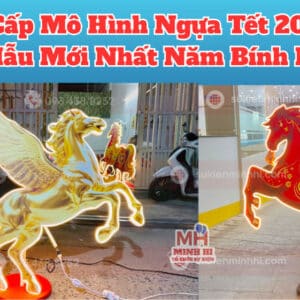 Cung cấp mô hình ngựa tết 2026 đẹp xu hướng cho năm Bính Ngọ