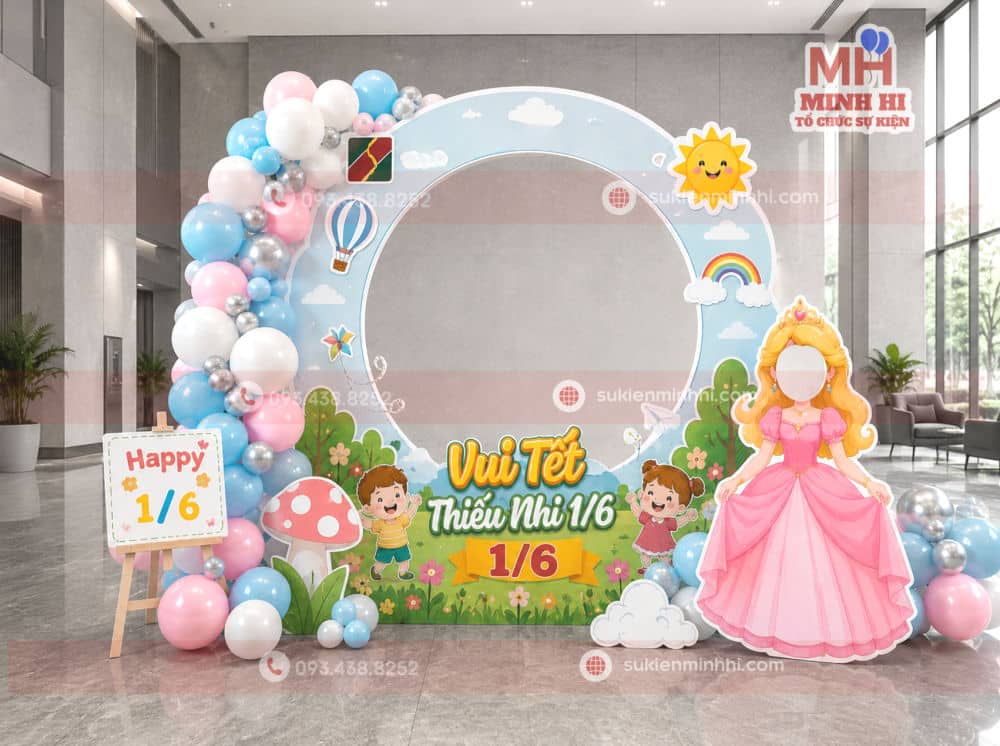 Cách Trang Trí 1/6 Đơn Giản Nhưng Đẹp Và Tiết Kiệm Decor 1/6 với concept chủ đề công chúa