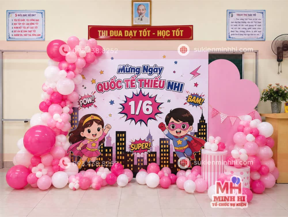 Decor 1/6 chủ đề siêu anh hùng
