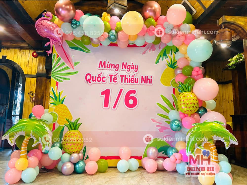 Dịch Vụ Trang Trí 1/6 Chuyên Nghiệp Tại TP.HCM – Đẹp Sáng Tạo, Thi Công Trọn Gói Trang trí 1-6 chuyên nghiệp trọn gói với ý tưởng được các bé yêu thích chủ đề trái cây