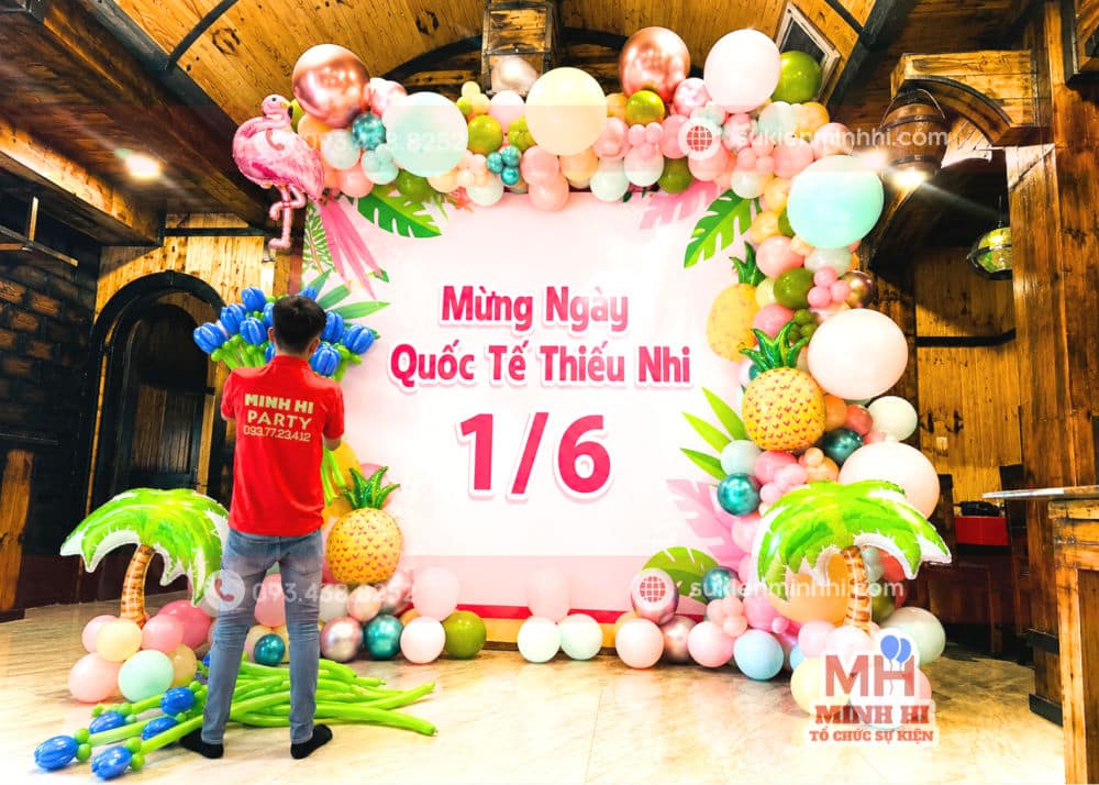 Dịch Vụ Trang Trí 1/6 Chuyên Nghiệp Tại TP.HCM – Đẹp Sáng Tạo, Thi Công Trọn Gói Trang trí 1/6 tại nhà hàng được Sự Kiện Minh Hi thực hiện trọn gói