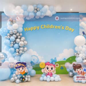 Dịch Vụ Trang Trí 1/6 Chuyên Nghiệp Tại TP.HCM – Đẹp Sáng Tạo, Thi Công Trọn Gói Trang trí backdrop 1/6 chuyên nghiệp tone màu nhẹ nhàng