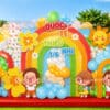 Trang trí background 1/6 với thiết kế 3D theo xu hướng hiện đại nhất hiện nay