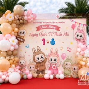 Trang trí quốc tế thiếu nhi chủ đề Labubu