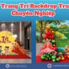 Dịch vụ trang trí backdrop trung thu chuyên nghiệp do Sự Kiện Minh Hi cung cấp