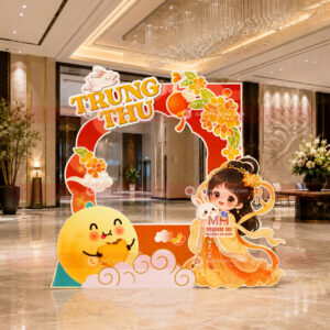 Thiết kế khung photobooth checkin trung thu hiện đại theo xu hướng mới