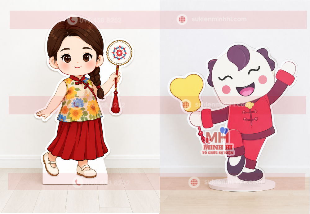 Mô hình trang trí trung thu cho chung cư