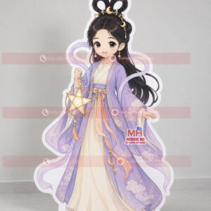 Mô hình chibi chị hằng trung thu thiết kế 3D