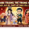 Chibi trang trí trung thu đẹp do Sự Kiện Minh Hi cung cấp