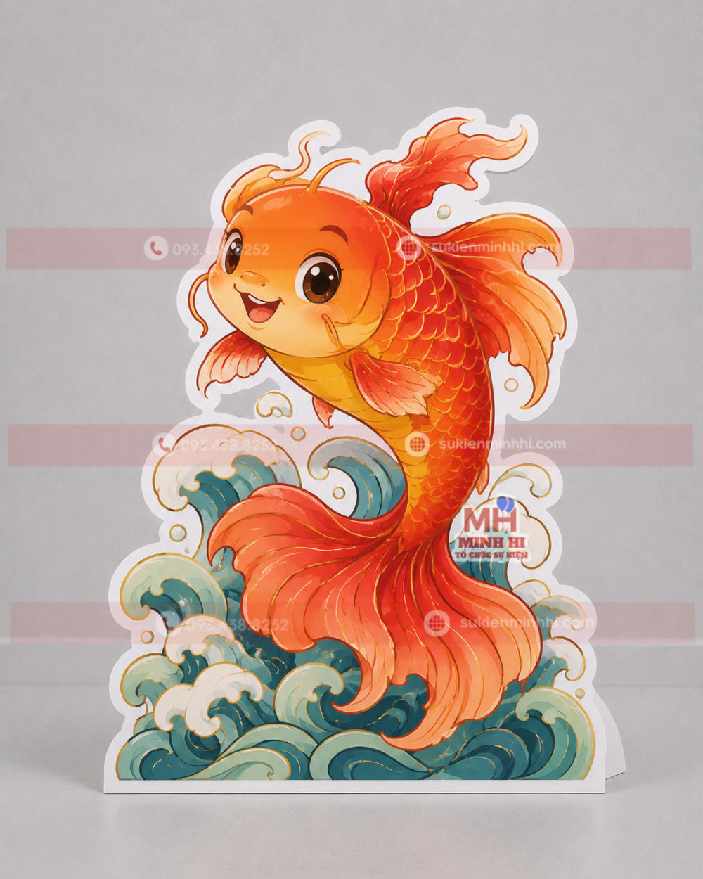 Top 15 Mẫu Mô Hình Chibi Trung Thu Được Yêu Thích Nhất Chibi trung thu cá chép vượt sóng