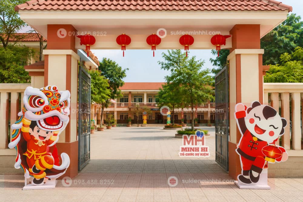 Dịch Vụ Trang Trí Trung Thu Cho Trường Học Trọn Gói Chibi trung thu trang trí cho trường học