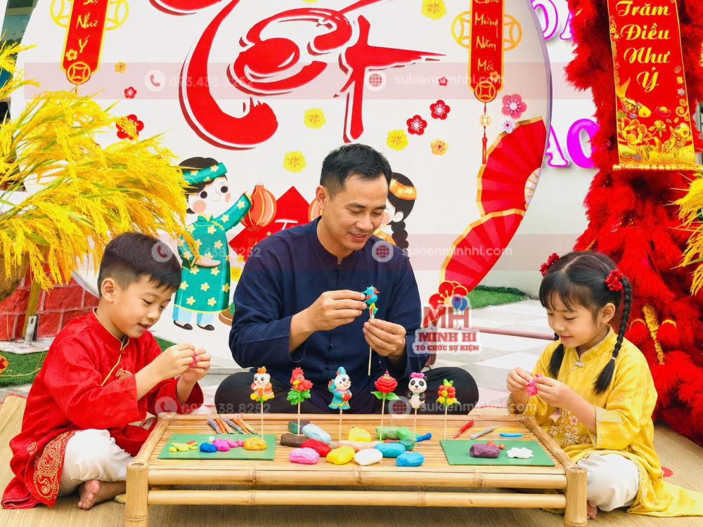 Cho thuê nghệ nhân nặn Tò He cho sự kiện tết chuyên nghiệp