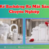 Dịch vụ thiết kế backdrop ra mắt sản phẩm chuyên nghiệp do Sự Kiện Minh Hi cung cấp