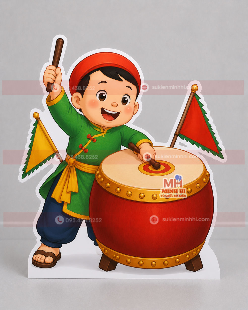 Top 15 Mẫu Mô Hình Chibi Trung Thu Được Yêu Thích Nhất Mô hình trung thu chibi bé đánh trống hội trăng rằm