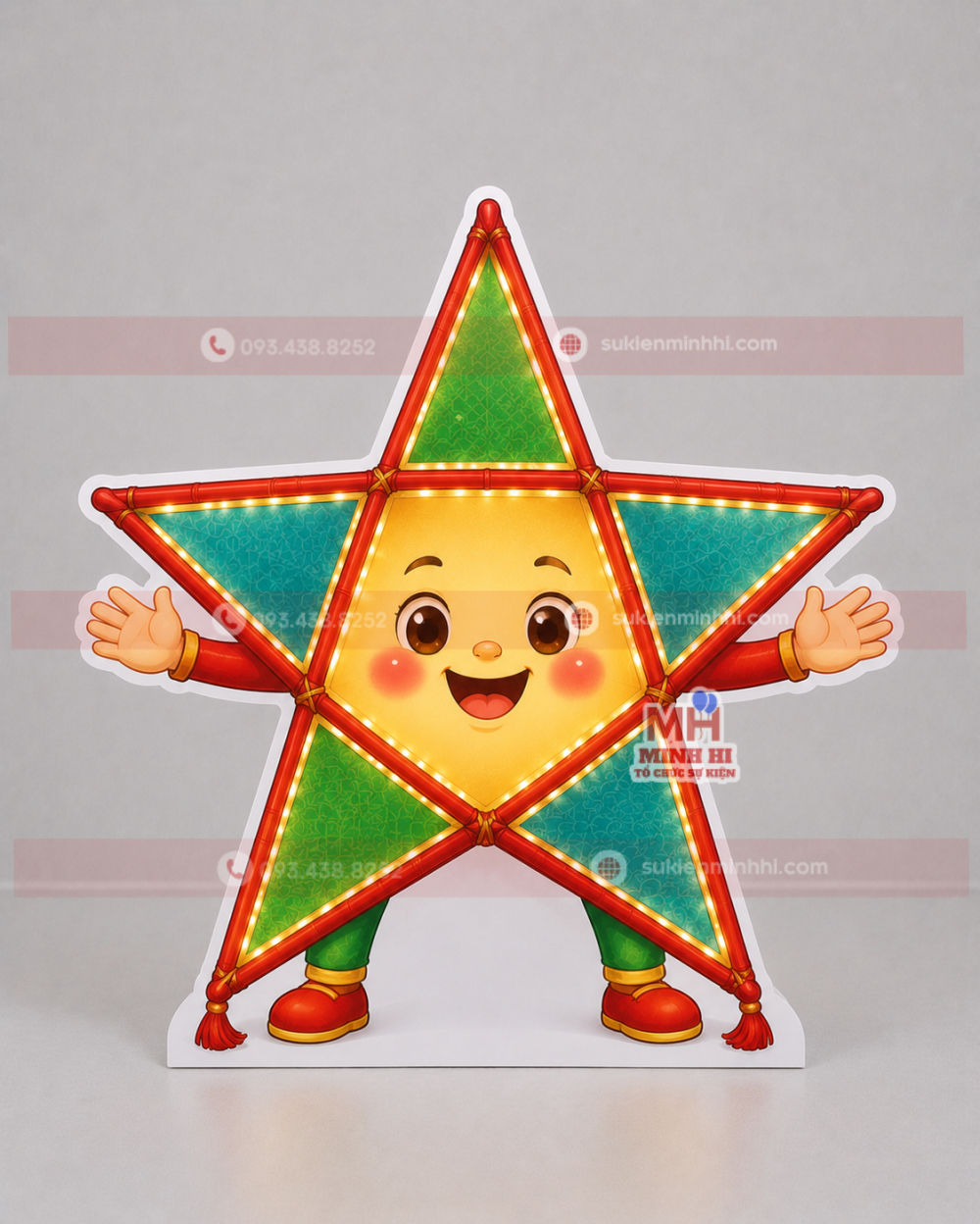 Top 15 Mẫu Mô Hình Chibi Trung Thu Được Yêu Thích Nhất Mô hình đèn ông sao Trung Thu chibi tích hợp LED phát sáng