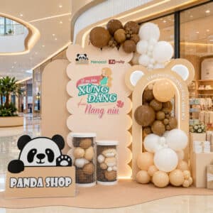 Báo Giá Trang Trí Sự Kiện Ra Mắt Sản Phẩm Mới Nhất Mô hình trang trí sựu kiện ra mắt sản phẩm cho Pandashop
