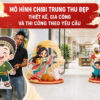 Mô hình trung thu 3D cho sự kiện