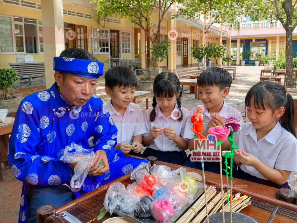 Cho thuê nghệ nhân nặn Tò He cho sự kiện tại trường học