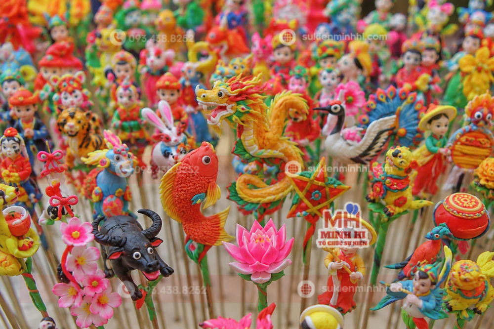 Những mẫu Tò He đẹp do nghệ nhân của Sự Kiện Minh Hi thực hiện