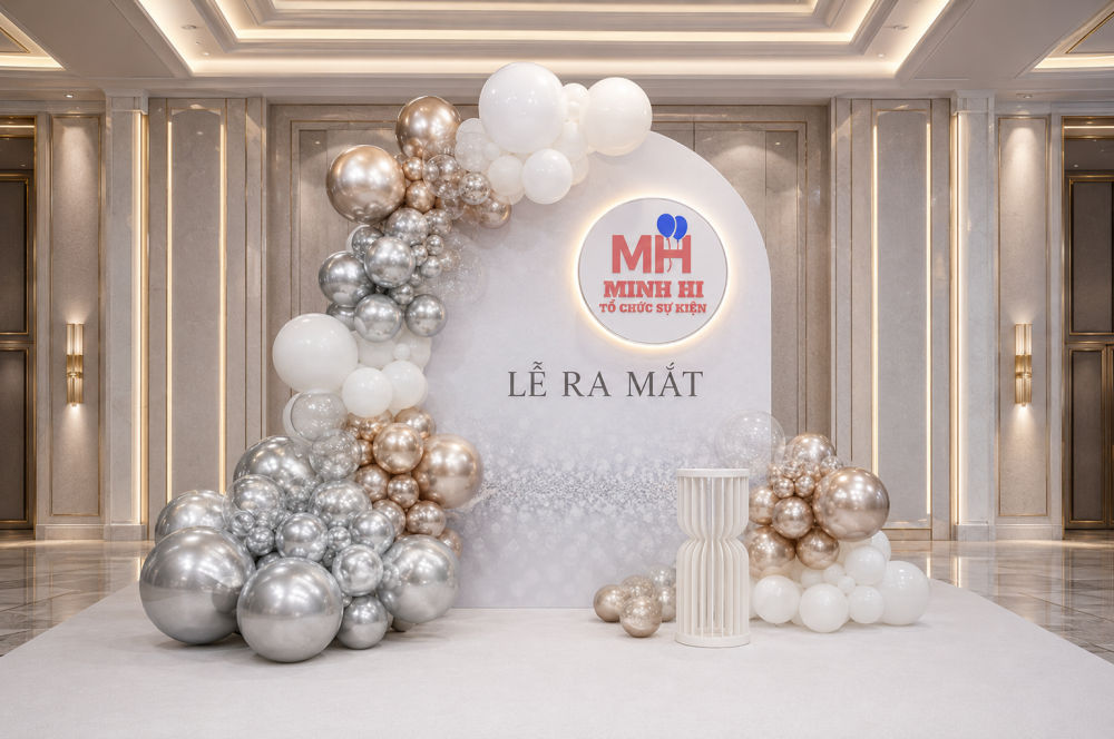 Thiết Kế Backdrop Ra Mắt Sản Phẩm Chuyên Nghiệp Thiết kế backdrop nhận diện thương hiệu cho sự kiện ra mắt sản phẩm