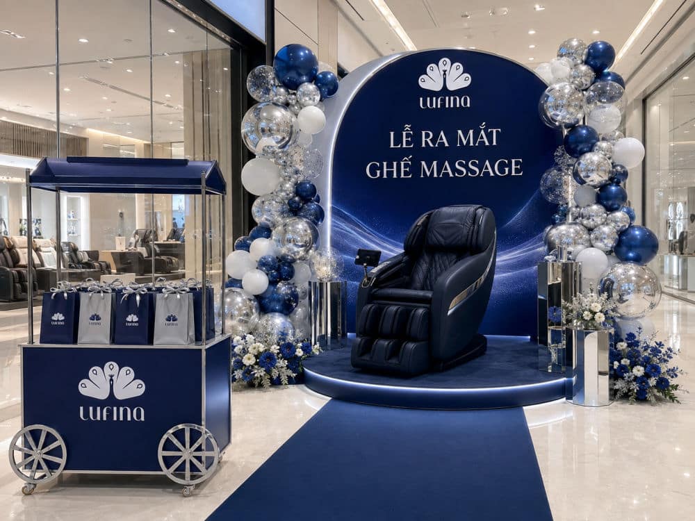 Báo Giá Trang Trí Sự Kiện Ra Mắt Sản Phẩm Mới Nhất Thiết kế thi công trang trí booth ra mắt sản phẩm cho sự kiện giá cả hợp lý