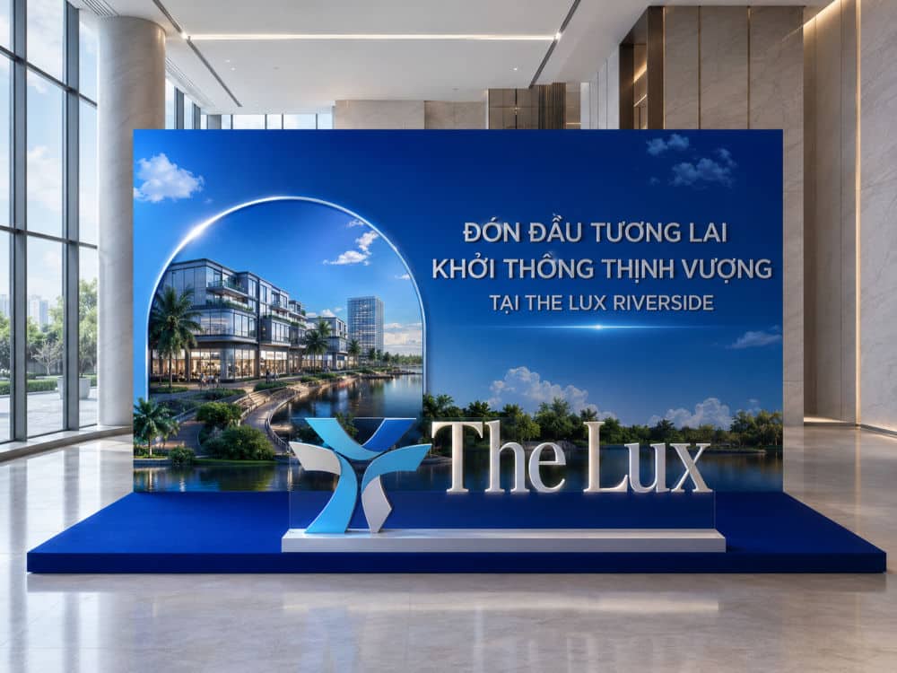 Thiết Kế Thi Công Booth Ra Mắt Sản Phẩm Theo Yêu Cầu Trang trí booth checkin thương hiệu