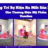 Decor Góc Trưng Bày Sản Phẩm Đơn Giản Cho Vaseline Gluta-Hya Decor bong bóng góc trưng bày sản phẩm cho sự kiện của thương hiệu Vaseline