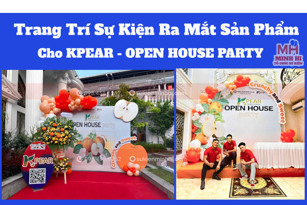 Trang trí lễ ra mắt sản phẩm cho lê Hàn Quốc