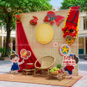 Dịch Vụ Trang Trí Trung Thu Cho Trường Học Trọn Gói Trang trí trung thu cho trường học dạng truyền thống