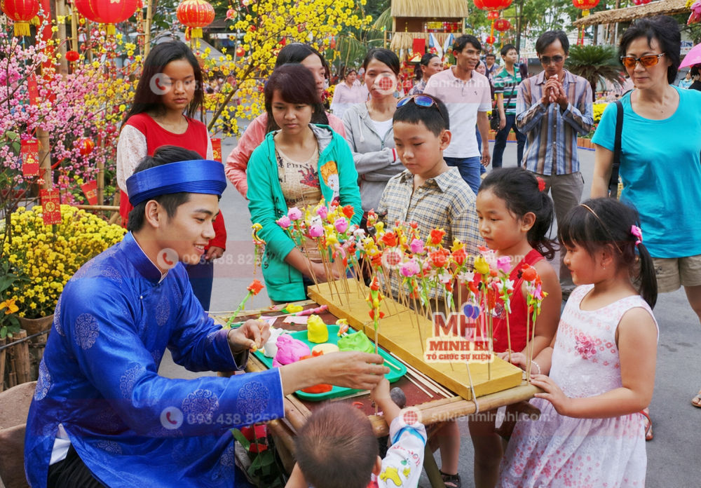 Thuê nghệ nhân nặn Tò He cho sự kiện chuyên nghiệp theo thời lượng chương trình